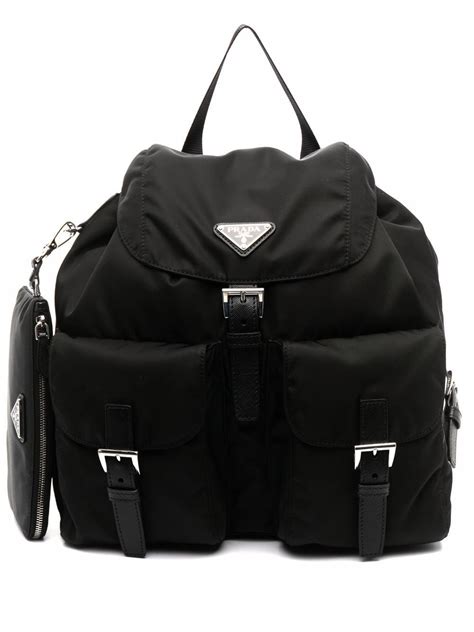 prada black backpack price|Prada re nylon medium backpack.